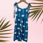 Melia Blue Tie Jumpsuit - Sweet Sweet Honey Hawaii