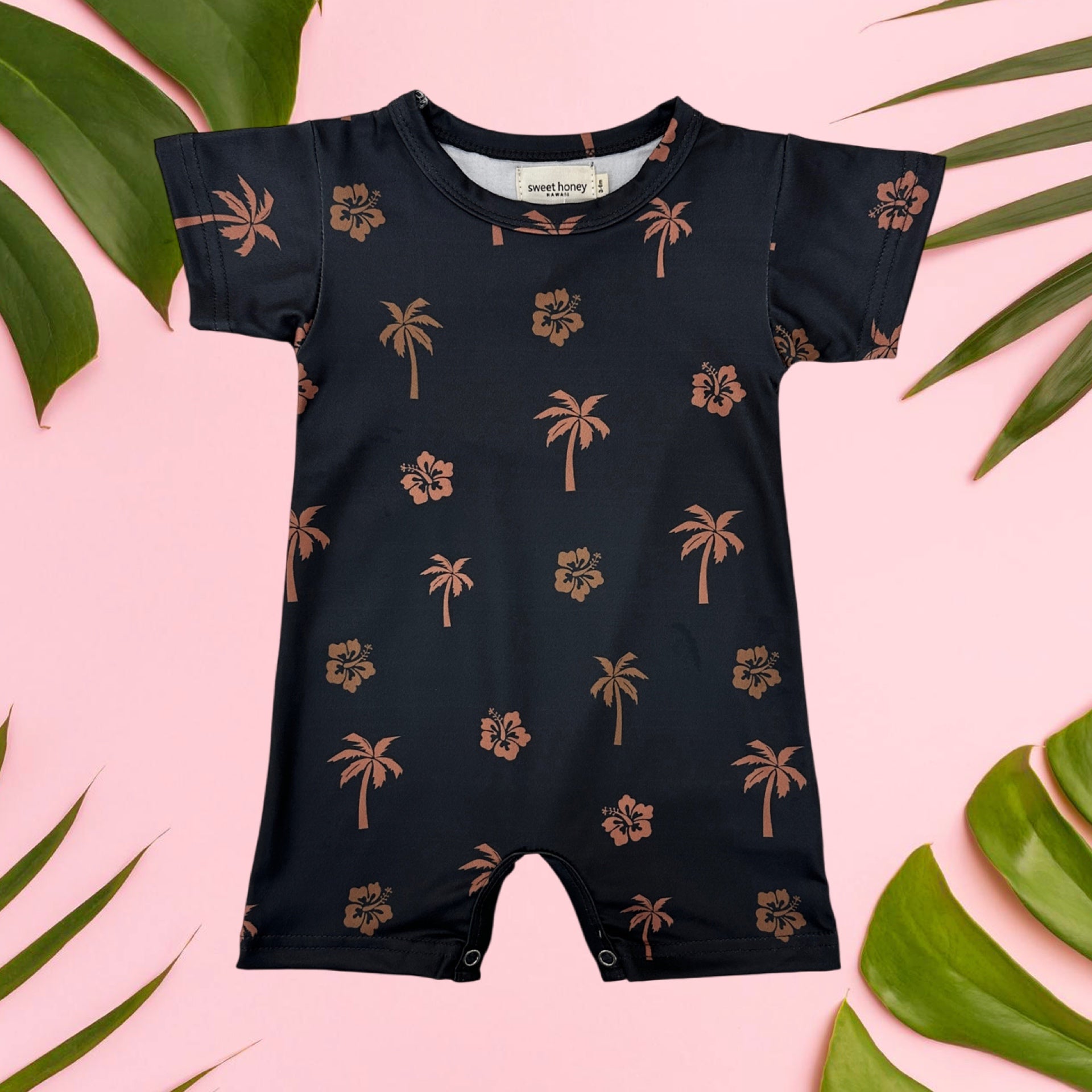 Midnight | Heirloom T-Shirt Jumpsuit - Sweet Sweet Honey Hawaii