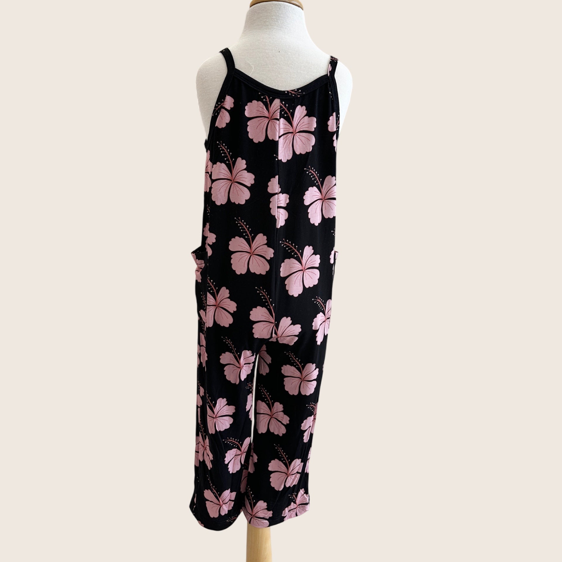 Midnight Hibiscus Riley Long Jumpsuit - Sweet Sweet Honey Hawaii