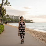 Midnight Hibiscus Riley Long Jumpsuit - Sweet Sweet Honey Hawaii
