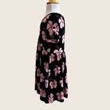 Midnight Hibiscus Tee Dress - Sweet Sweet Honey Hawaii