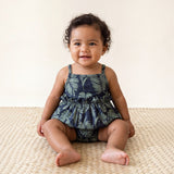 Midnight Palm Thin strap Onesie - Sweet Sweet Honey Hawaii