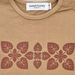 Monstera Quilt Jumpsuit (Tan) - Sweet Sweet Honey Hawaii