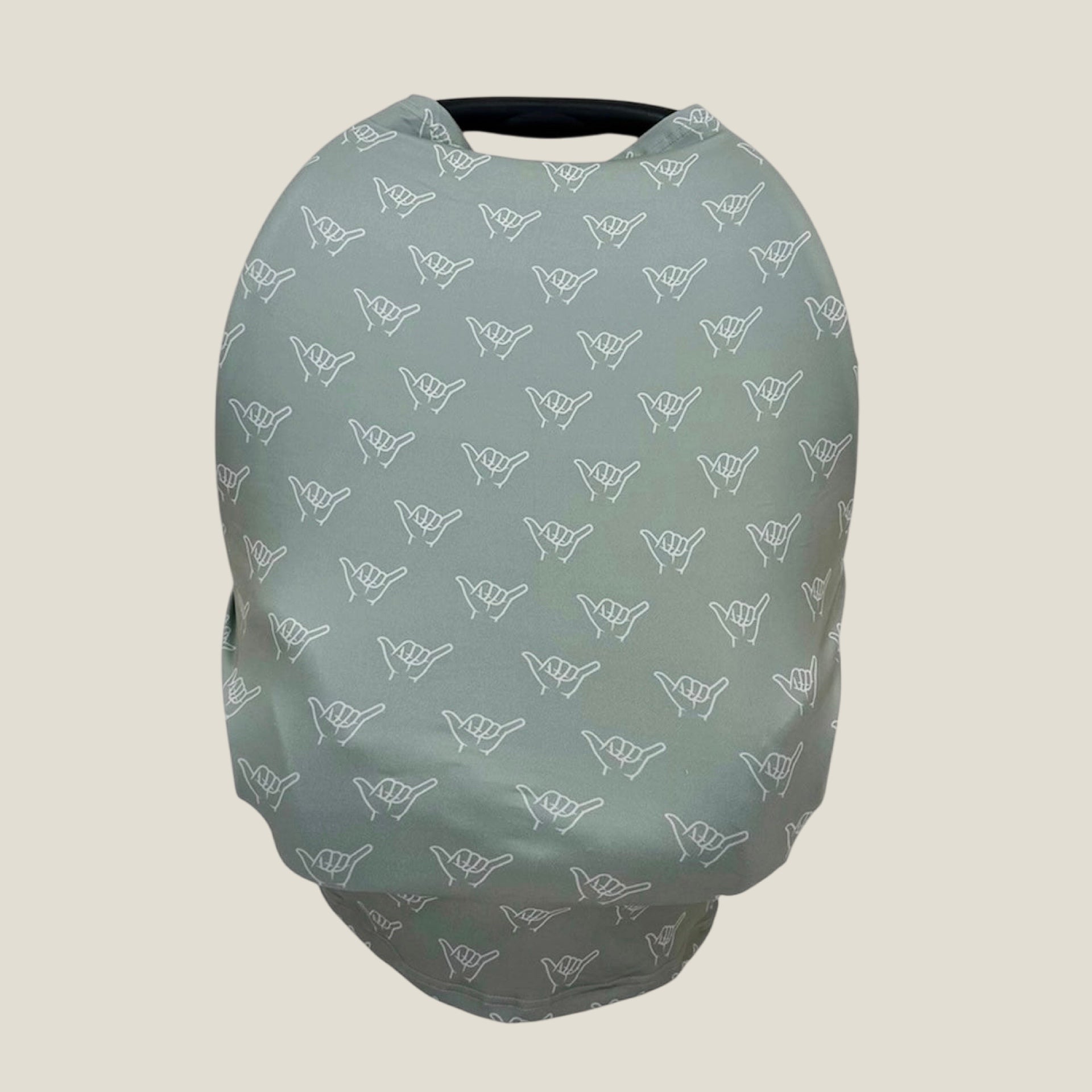 Olive Green Shaka Car Seat Cover - Sweet Sweet Honey Hawaii