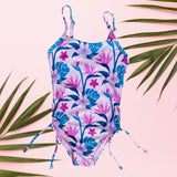 Kaile'a One Piece scrunch Ribbed Bikini