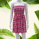 Pua Lei Magenta Gingham Savannah Dress