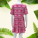 Pua lei Magenta Gingham Sammy Dress