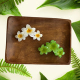 Plumeria Triple Claw Clip 5