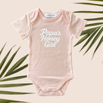 Papa's Honey Girl Pink Onesie - Sweet Sweet Honey Hawaii