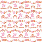 Personalize Blanket: Plumeria Rainbow - Sweet Sweet Honey Hawaii