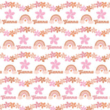 Personalize Blanket: Plumeria Rainbow - Sweet Sweet Honey Hawaii