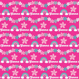 Personalize Blanket: Plumeria Rainbow - Sweet Sweet Honey Hawaii