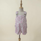 Pink Mauna lani Denim Short Overalls - Sweet Sweet Honey Hawaii