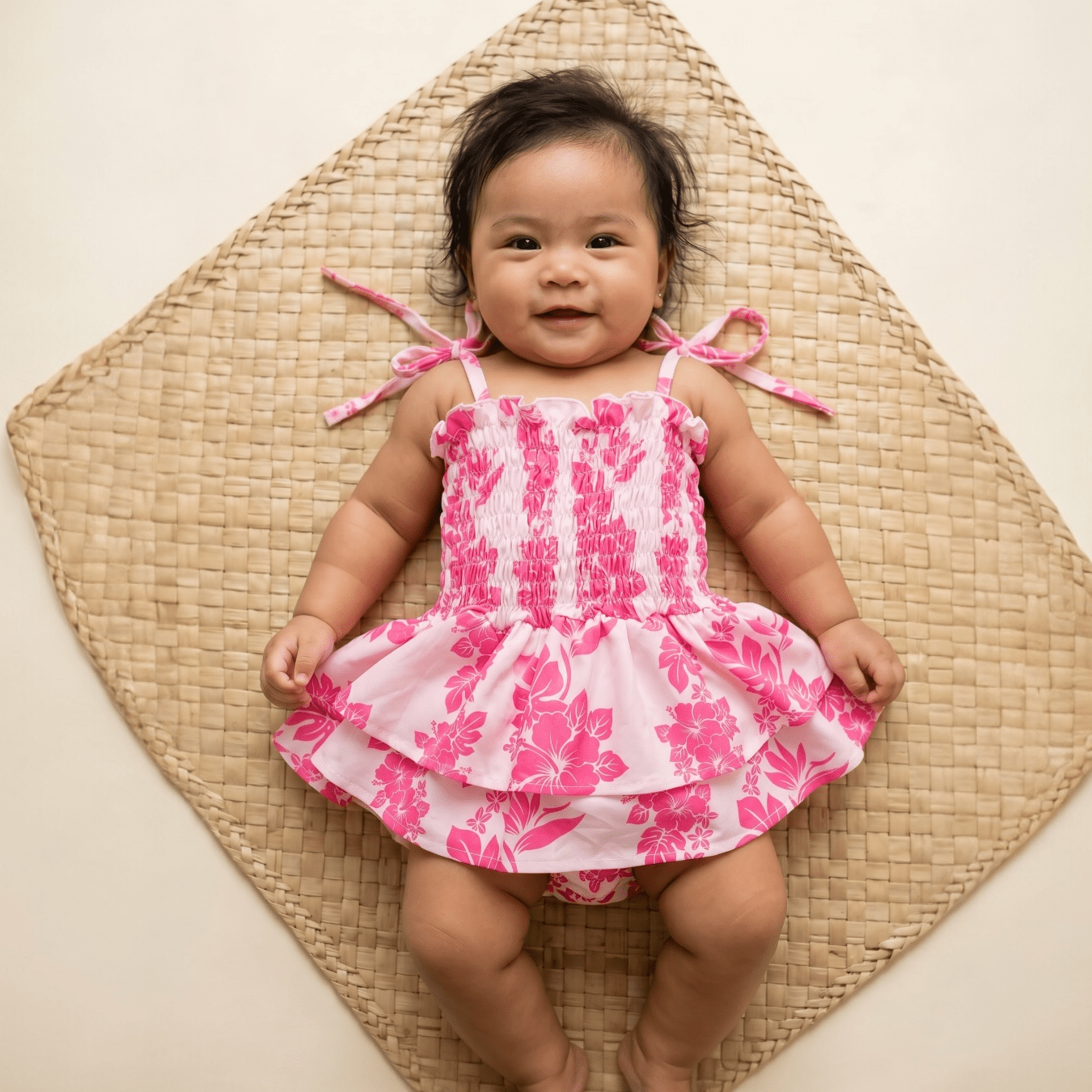 Pink Mauna Lani Melody Romper - Sweet Sweet Honey Hawaii