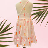 Pink Plumeria Palaka Brooklyn Dress - Sweet Sweet Honey Hawaii