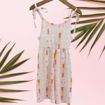 Pink Plumeria Palaka Tie Jumpsuit - Sweet Sweet Honey Hawaii