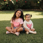 Pink Quilt Cream Sweater - Sweet Sweet Honey Hawaii