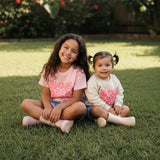 Pink Quilt Cream Sweater - Sweet Sweet Honey Hawaii