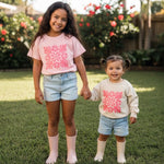 Pink Quilt Cream Sweater - Sweet Sweet Honey Hawaii