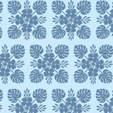 PRE - ORDER: Large: Baby Blue Ho'opili / Ilima Quilt - Sweet Sweet Honey Hawaii