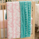 PRE - ORDER: Large: Mauna Lani / Lei Minky Blanket - Sweet Sweet Honey Hawaii