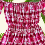 Pua Lei Magenta Off the Shoulder Onesie - Sweet Sweet Honey Hawaii