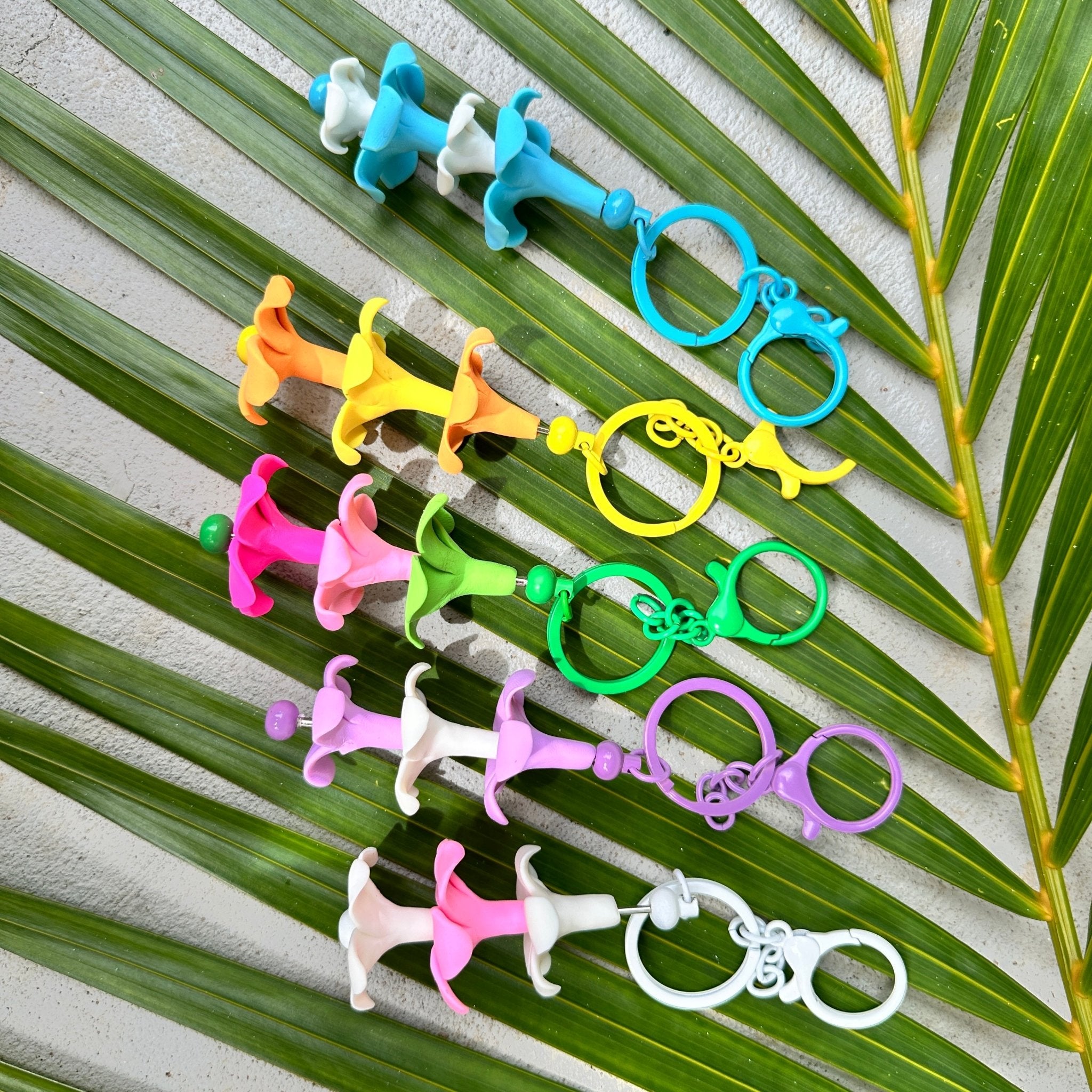 Puakenikeni Colored keychain - Sweet Sweet Honey Hawaii