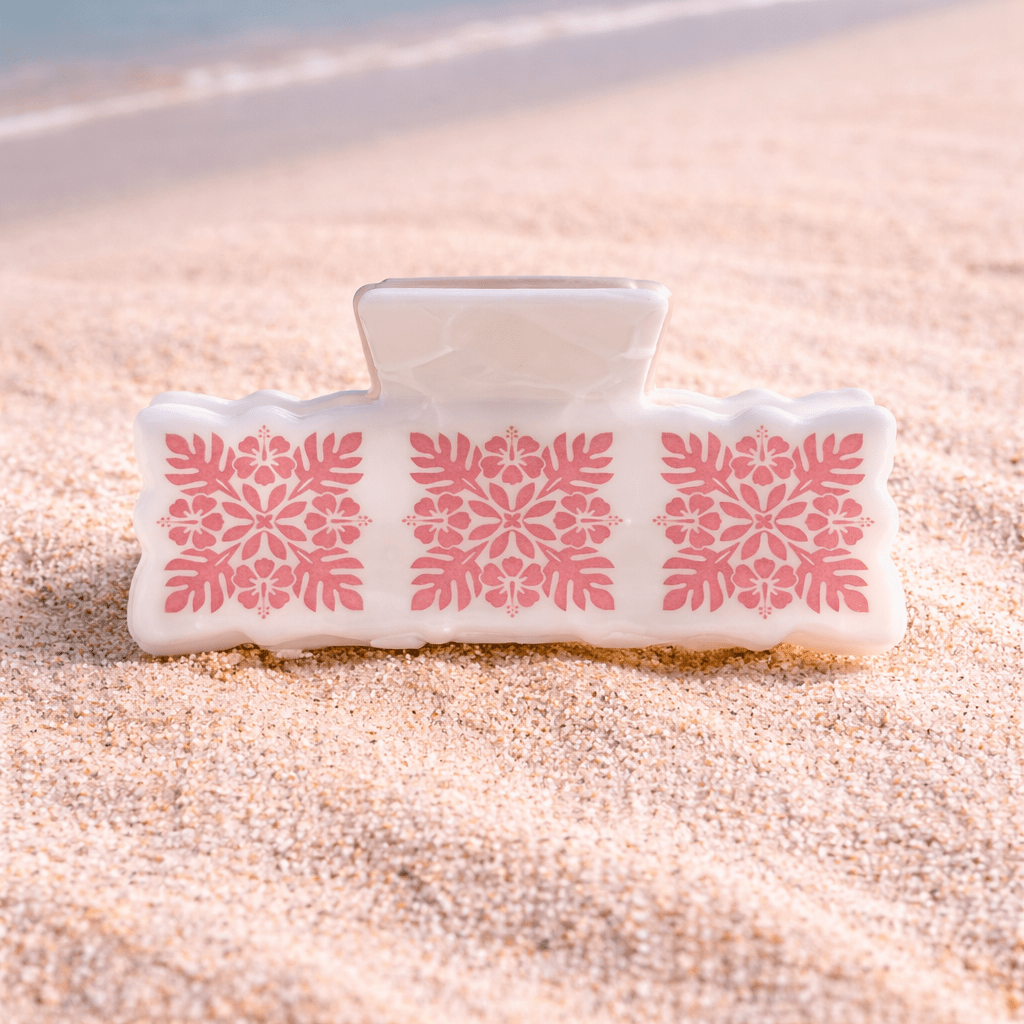 Quilt Claw Clip - Sweet Sweet Honey Hawaii