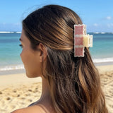 Quilt Claw Clip - Sweet Sweet Honey Hawaii