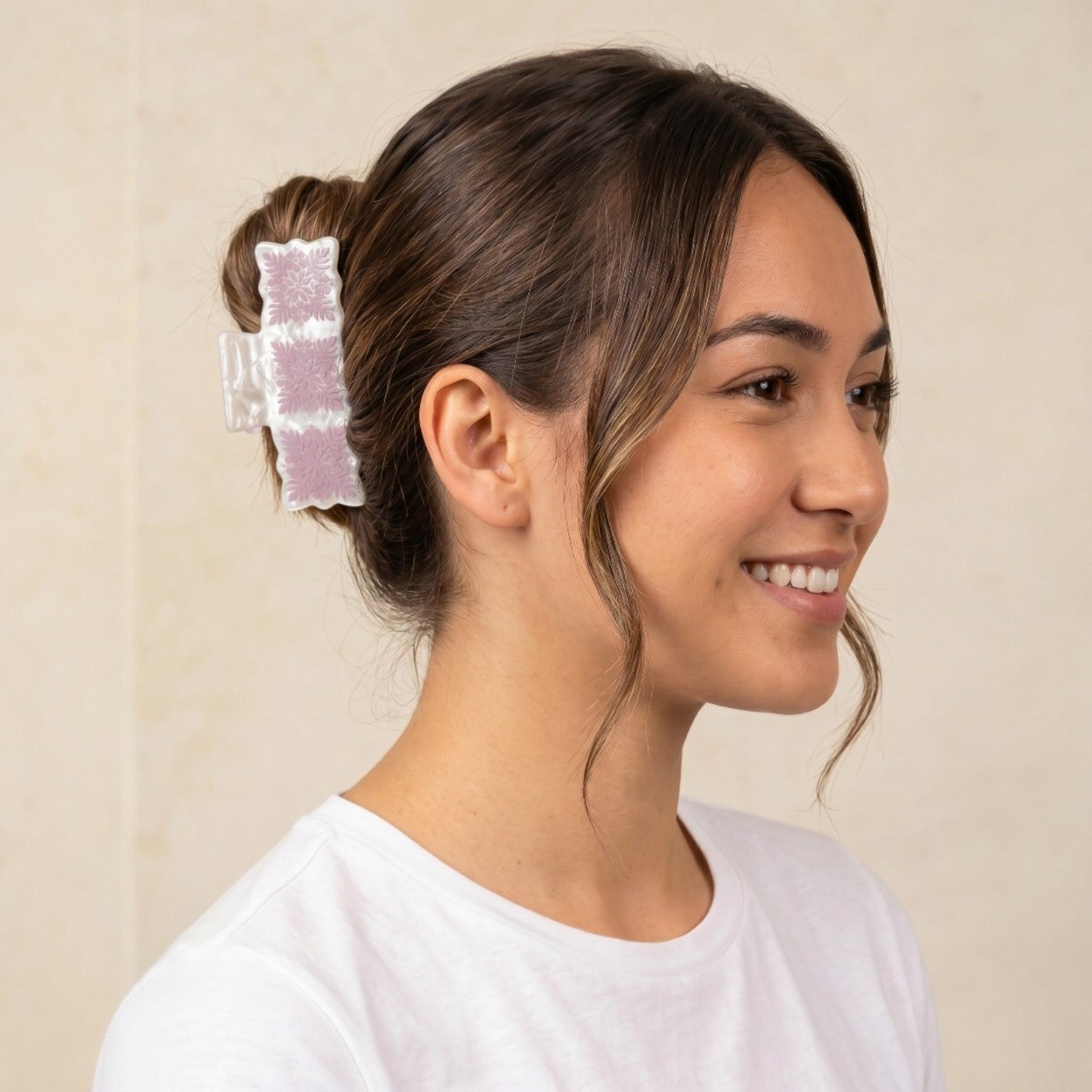 Quilt Claw Clip - Sweet Sweet Honey Hawaii