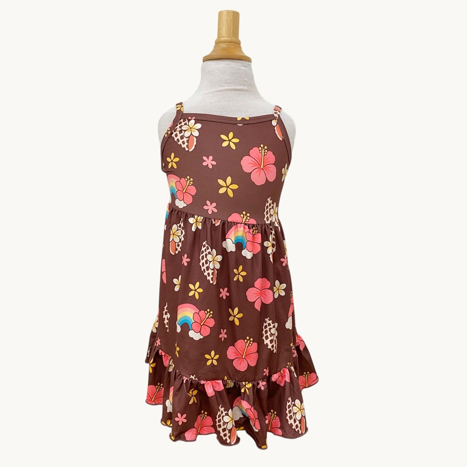 Rainbow and Seashells Mila Dress - Sweet Sweet Honey Hawaii