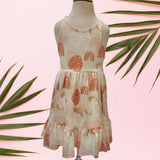 Rainbow Monstera Brooklyn Dress - Sweet Sweet Honey Hawaii