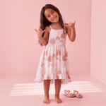 Rainbow Monstera Stella Dress - Sweet Sweet Honey Hawaii