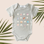 Seashell Grey Onesie - Sweet Sweet Honey Hawaii