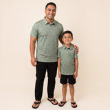 Green Shaka collared shirt