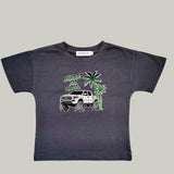 Shoot Da Cruz Tee (dark grey) - Sweet Sweet Honey Hawaii