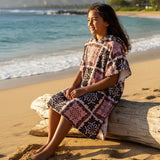 Teen Wild Blossom Hooded Towel - Sweet Sweet Honey Hawaii