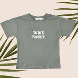 Tutu's Favorite Teal Tee - Sweet Sweet Honey Hawaii