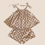 Westside Checkered Sands Azzy set - Sweet Sweet Honey Hawaii