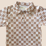 Westside Checkered Sands Collared Shirt - Sweet Sweet Honey Hawaii