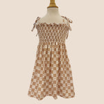 Westside Checkered Sands Tie Dress - Sweet Sweet Honey Hawaii