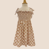 Westside Checkered Sands Tie Dress - Sweet Sweet Honey Hawaii