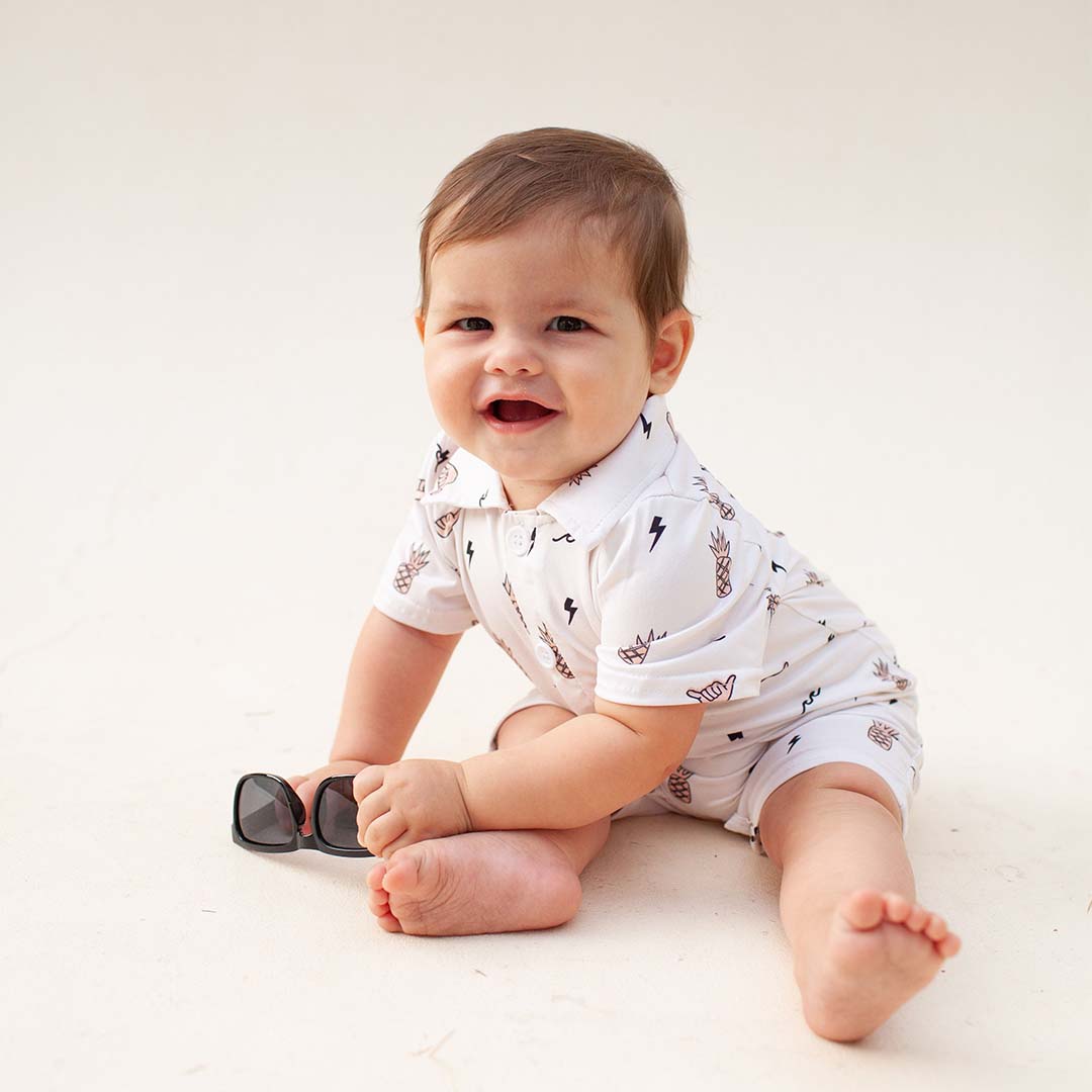 Westside Cream Collared Jumpsuit - Sweet Sweet Honey Hawaii