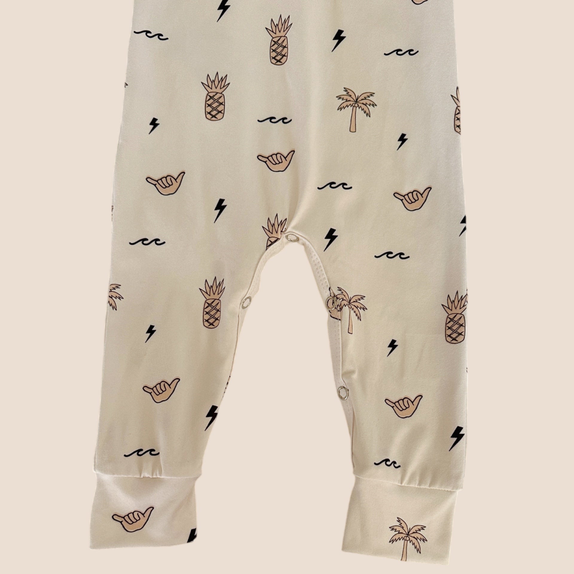 Westside Cream Pajama - Sweet Sweet Honey Hawaii