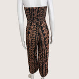 Women's Black/Brown Lei Taylor Jumpsuit - Sweet Sweet Honey Hawaii