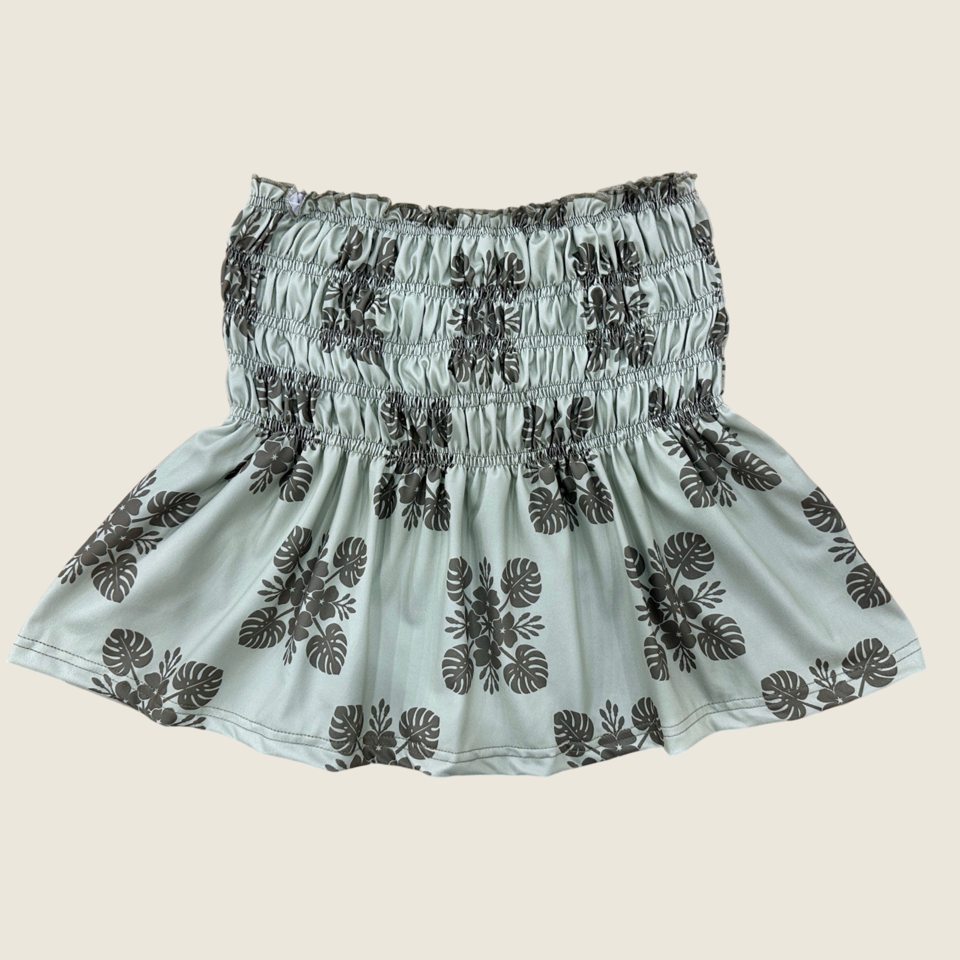 Women's Green 'Ilima Quilt Ka'a Tube Top - Sweet Sweet Honey Hawaii