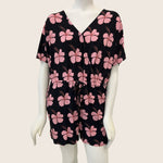 Women's Midnight Hibiscus Avery Romper - Sweet Sweet Honey Hawaii