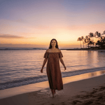 Women's Orchid | Heirloom Off the shoulder Maxi Dress - Sweet Sweet Honey Hawaii