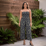 Women's Sage Palm Taylor Jumpsuit - Sweet Sweet Honey Hawaii