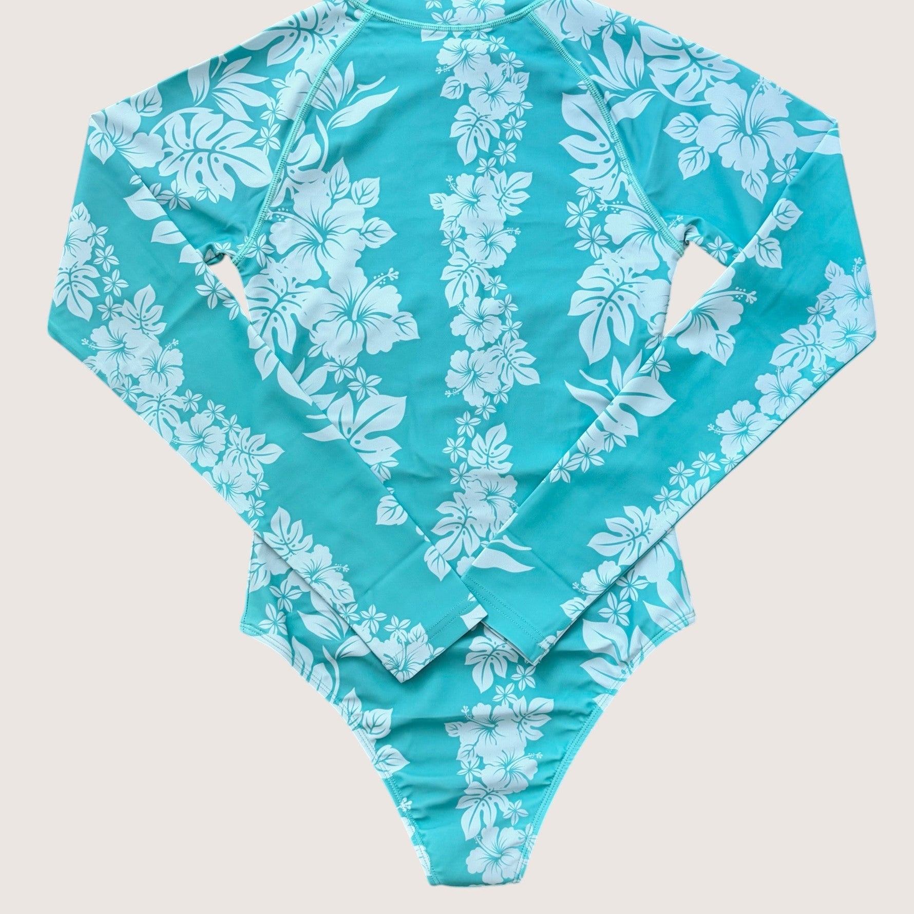 Women's Teal Mauna Lani Long sleeve Bikini - Sweet Sweet Honey Hawaii